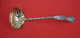 Marguerite by Gorham Sterling Silver Soup Ladle light Gold Washed 12 1/4"