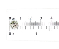 A Pair of Platinum 2.81 Carat TW Genuine Natural Peridot Stud Earrings (#J6966)