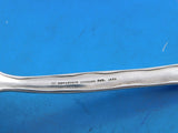 Lap Over Edge Acid Etched by Tiffany Sterling Silver Teaspoon Lily Flower 6"