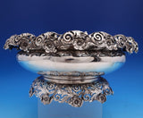 Redlich Sterling Silver Centerpiece Bowl #1699 Pierced Leaf Flower Border #8249