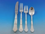 Antik by E. Dragsted Danish Sterling Silver Flatware Set Service Mid Century Mod