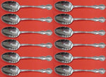 French Provincial by Towle Sterling Silver Teaspoon Set 12 pieces 5 7/8"