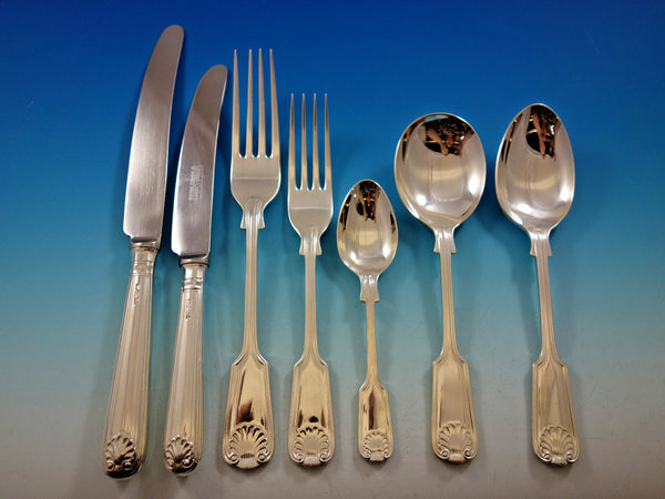 Fiddle Thread & Shell by United Cutlers Sterling Silver Flatware Set Service