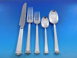 Pantheon by Tuttle Sterling Silver Flatware Service for 8 Set 40 pcs Dinner