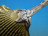 Ailanthus by Tiffany and Co Sterling Silver Berry Spoon Gold Washed Shell 8 7/8"