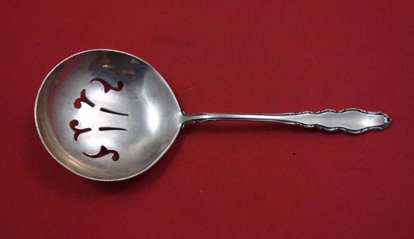 English Provincial by Reed & Barton Sterling Silver Nut Spoon Pierced 5"