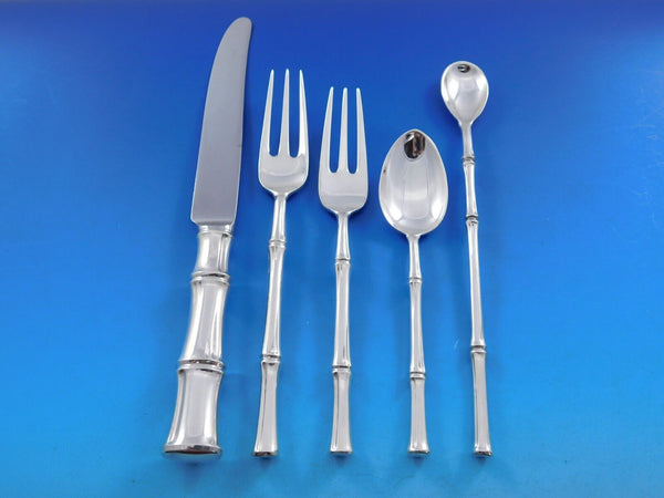 Bamboo by Tiffany & Co. Sterling Silver Flatware Set for 8 Service 43 pcs