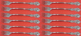 Joan of Arc by International Sterling Silver Cocktail Fork Set 12 pcs 5 1/2"