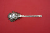 Pattern Unknown by Shiebler Sterling Nut Spoon w/ rope design on handle 5"