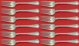 Old French by Gorham Sterling Silver Salad Fork Set 12 pieces 6"