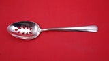 Aristocrat by Towle Sterling Silver Pierced Serving Spoon original 8 1/2"