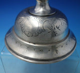 Austrian .800 Silver Candlestick Pair Hand Engraved Flowers Rococo Design #5392