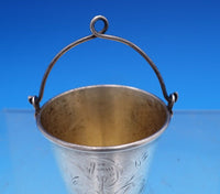 Russian .875 Silver Tea Strainer Bucket Shape for spout of teapot GW BC (#7731)