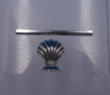 Olle Johanson Sterling Silver Thin Bread Holder Shell Form (#4875)