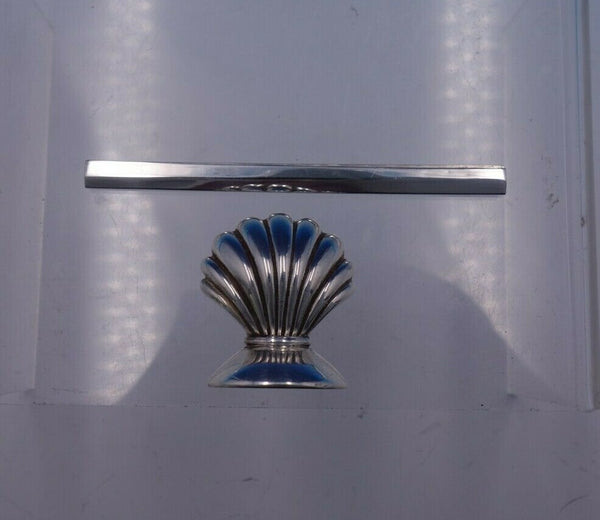 Olle Johanson Sterling Silver Thin Bread Holder Shell Form (#4875)