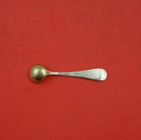 Antique by Frank Whiting Sterling Silver Salt Spoon Gold Washed 2" Heirloom