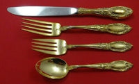 King Richard Vermeil by Towle Sterling Regular Size Place Setting(s) 4pc Gold