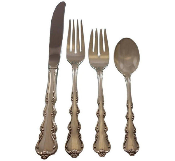 Angelique by International Sterling Silver Flatware Set Service 28 pieces