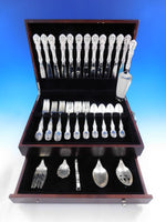 Burgundy by Reed & Barton Sterling Silver Flatware Set 12 Service 54 pcs Unused