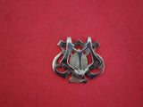 Number 49 by Lunt Sterling Silver Napkin Clip 1 5/8" Engraved Marion