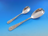 Repousse by Kirk Sterling Silver Flatware Set for 12 Service 53 Pieces Dinner