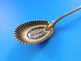 Japanese by Tiffany and Co Sterling Silver Olive Spoon GW Pie Crust Edge BC 8"