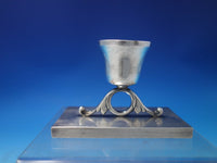 Herrera Mexican Sterling Silver Pair of Candle Holders Mid-Century c1950 (#5992)