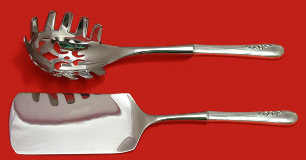Blossom Time by International Sterling Silver Italian Pasta Set 2pc HHWS Custom
