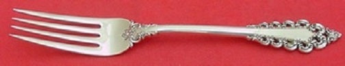 Florentine Scroll By Lunt Sterling Silver Regular Fork 7 1/2" Flatware