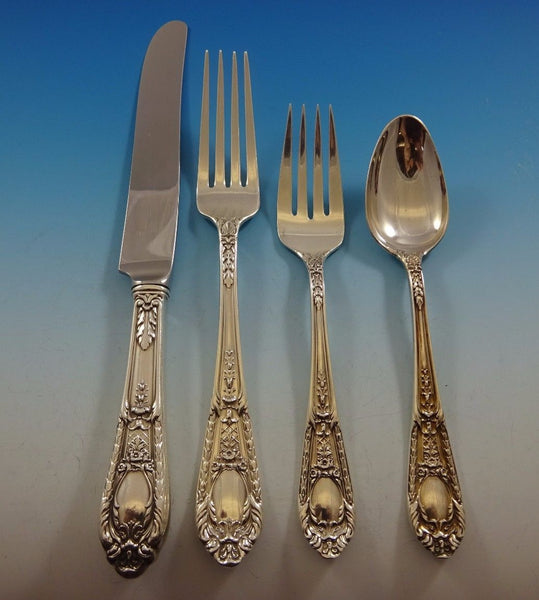 Fontaine by International Sterling Silver Flatware Service For 12 Set 52 Pieces