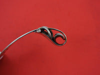 Danish Sterling by Various Makers Sterling Silver Gravy Ladle 3-D leaf 5 1/2"