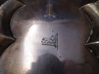 English Georgian Sterling Silver Inkwell on Tray London 1829 Joseph Argell #7315