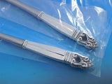 Royal Danish by International Sterling Silver Salad Serving Set Pierced Custom