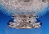 Tiffany Co Sterling Silver Fruit Bowl #6030/3850 Hammered Scalloped #7885 10”