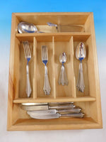 Facher by WMF Silverplated Flatware Service Set 22 pieces German matches Fan