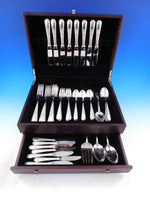 Old Maryland Engraved by Kirk Sterling Silver Flatware Set Service 51 pcs Dinner