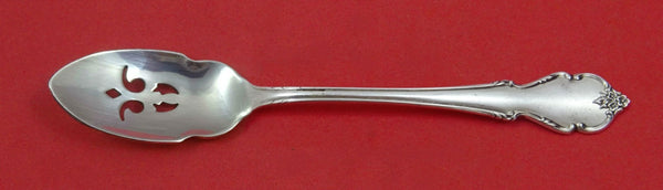 Breton Rose by International Sterling Silver Olive Spoon Pierced 5 3/4" Custom