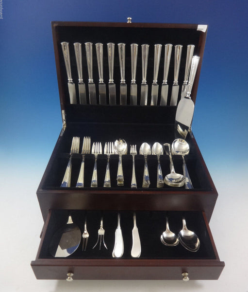 Wentworth by Watson Sterling Silver Flatware Set For 12 Service 102 Pieces