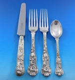 Bacchanalian English Sterling Silver Flatware Service Set 99 pieces Bacchus Wine