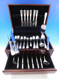 Lexington Jensen USA Sterling Silver Flatware Set Service 66 pieces Fiddle