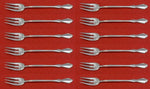 Fontana by Towle Sterling Silver Cocktail Fork Set 12 pieces 5 1/2"