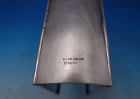 Allan Adler Sterling Silver Bible Cover Hinged Binding w/ 3-D Gilt Cross (#7382)