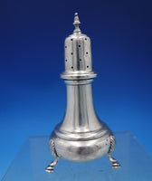 Shell by Mueck-Cary Sterling Silver Salt Pepper Set 2pc Cobalt Liner (#6808-2)