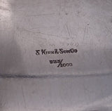 Repousse by S. Kirk and Son Co. 925/1000 Silver Platter w/ Wide Border (#8705)
