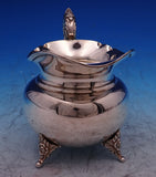 Chrysanthemum Japanese .950 Silver Tea Set 4pc with Silverplate Tray (#8818)