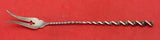 Square Twist #5 by Whiting Sterling Silver Butter Pick 2-Tine 6 1/4" Serving