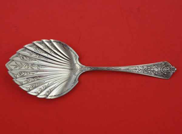 Lady Washington by Gorham Sterling Silver Waffle Server Brite-Cut 8" Vintage