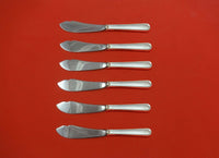 Calvert by Kirk Sterling Silver Trout Knife 6pc Set HHWS Custom Made