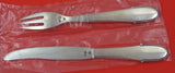 Beaded by Georg Jensen Sterling Silver Fruit Set 2pc Knife Fork AS 6 3/8" New