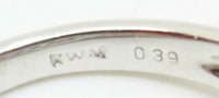 Fine Platinum Genuine Natural Ruby and Diamond Ring (#J3259)